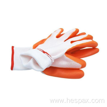 Hespax Wear Oil Resistant Nitrile Safety Gloves Mechanic